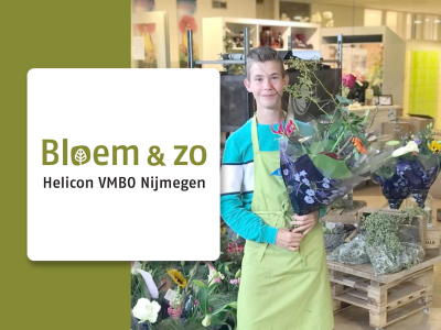 Bloemenwinkel ‘Bloem & zo’ van Helicon VMBO opent webshop!