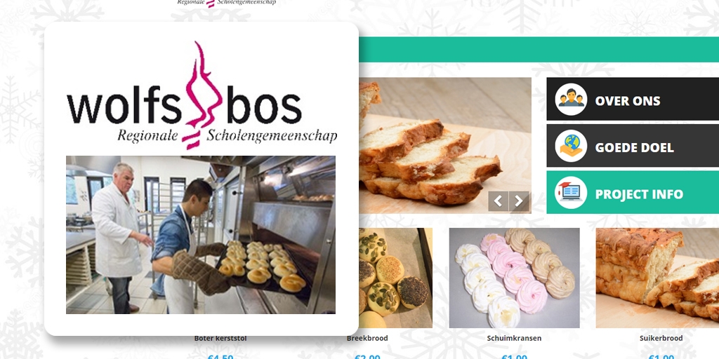D&P leerlingen maken webshop voor bakkerij